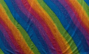 Rainbow Color Polyester Sarong