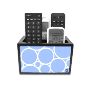 Remote Control Stand Holder Organizer For TV / AC Remotes -  Circle Blue