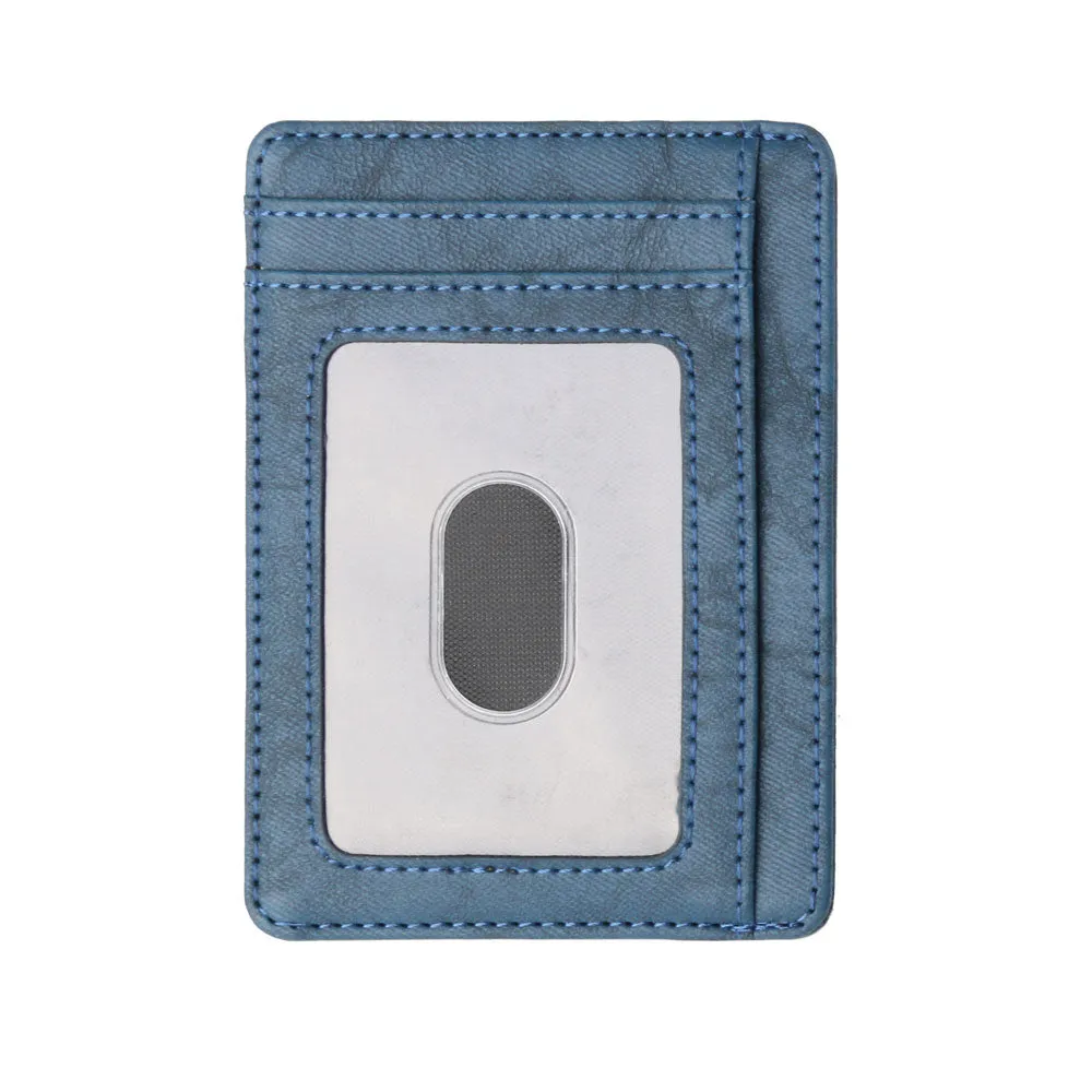 RFID PU Leather Card Holder