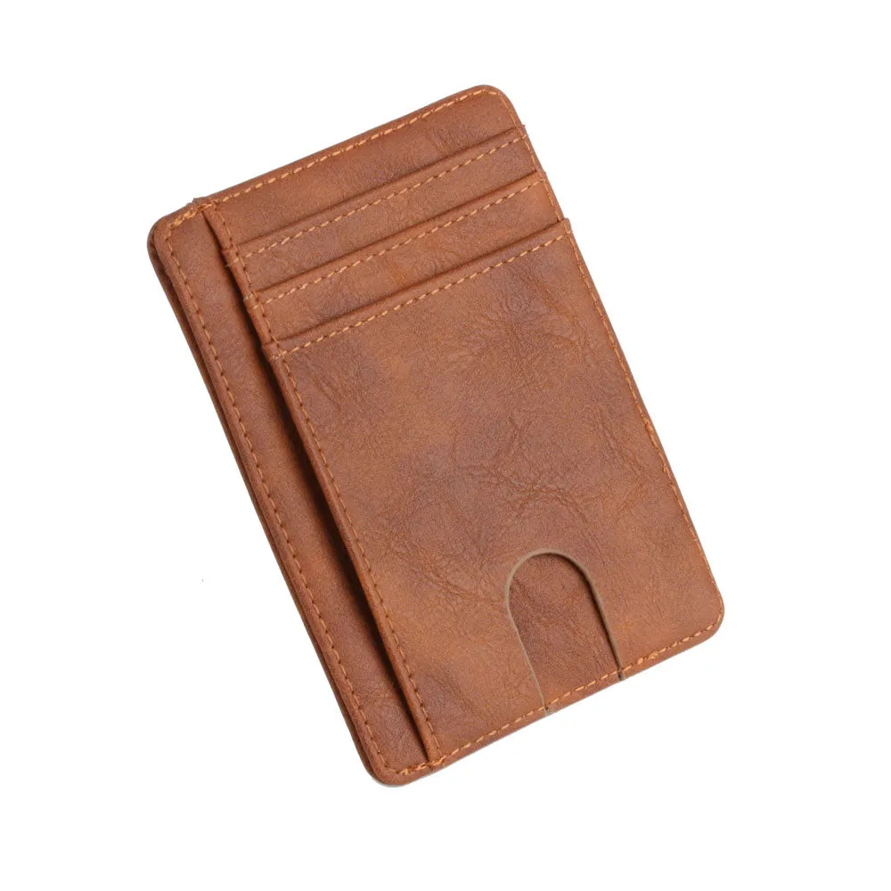 RFID PU Leather Card Holder