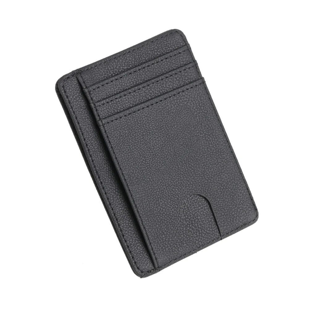 RFID PU Leather Card Holder