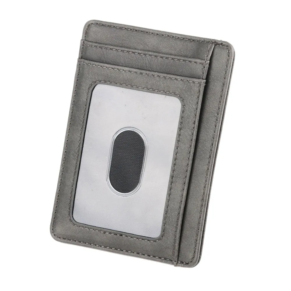 RFID PU Leather Card Holder