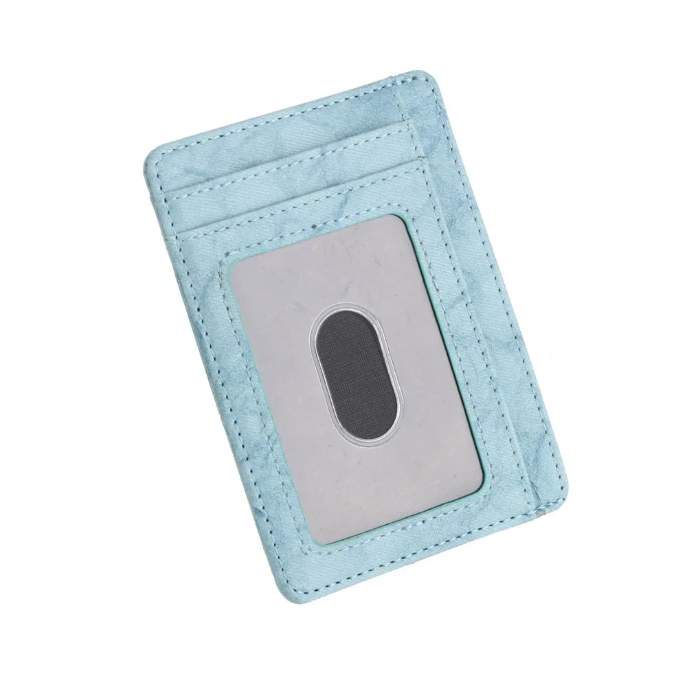 RFID PU Leather Card Holder