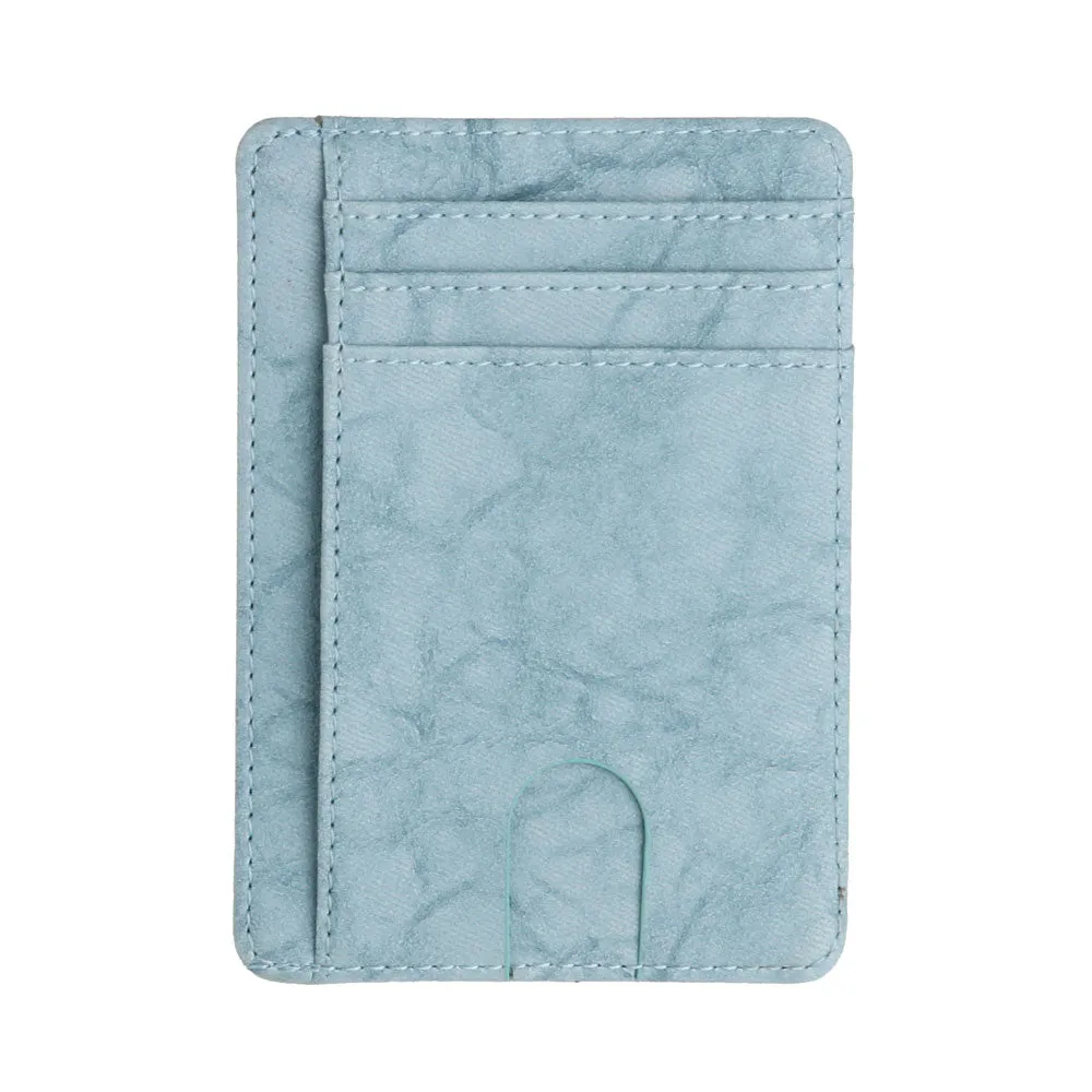 RFID PU Leather Card Holder