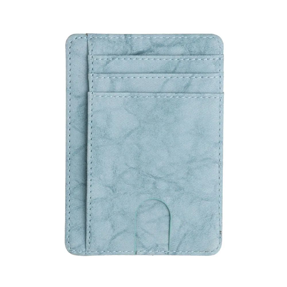 RFID PU Leather Card Holder