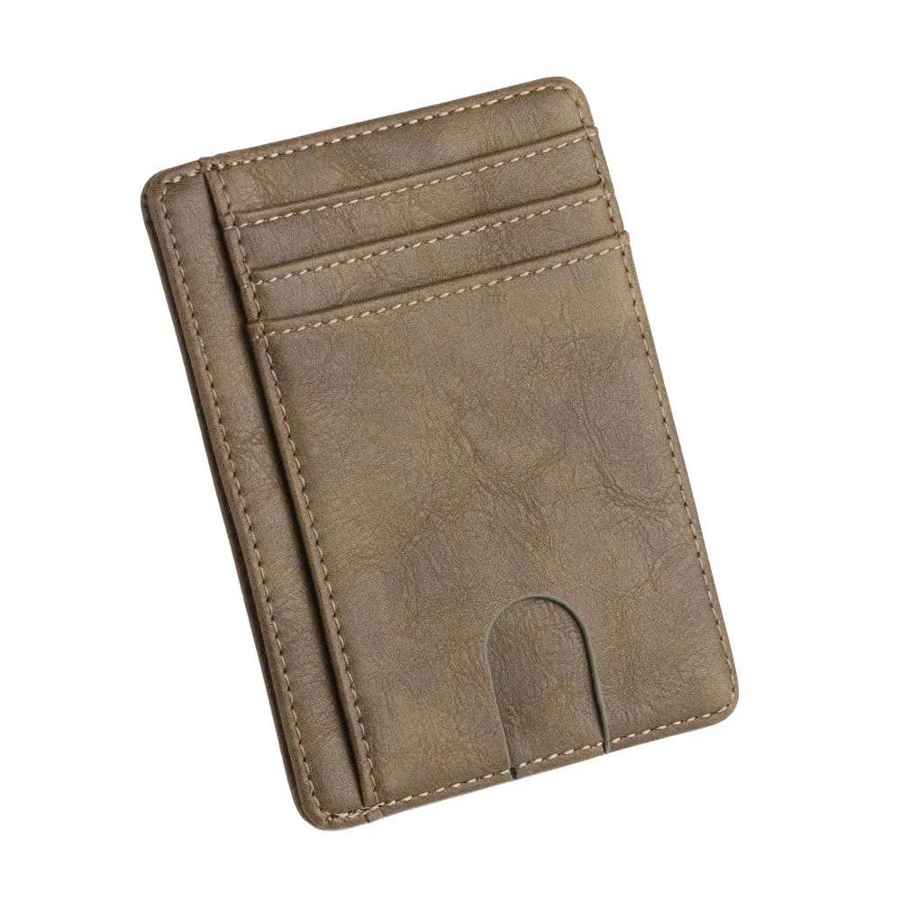 RFID PU Leather Card Holder