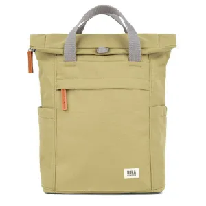 Roka Finchley A Small Recycled Canvas Backpack - Khaki Green