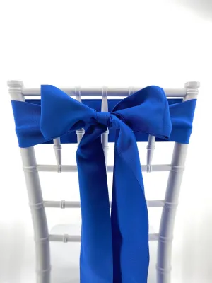 Royal Blue Polyester Sashes