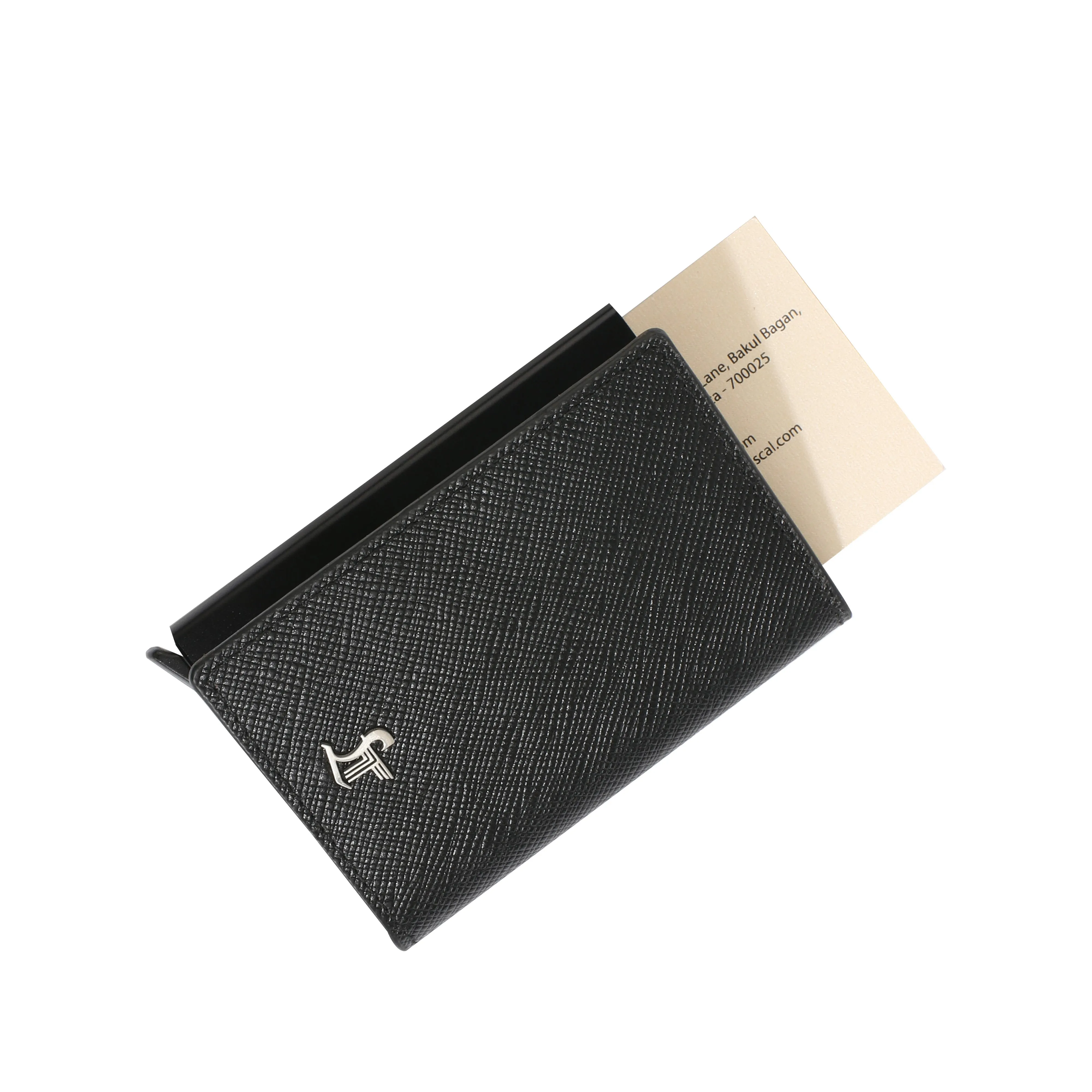 Set of III Gift Set -Men's Wallet, Card Case, Key Pouch | Premium Leather Accessories | Color: Black