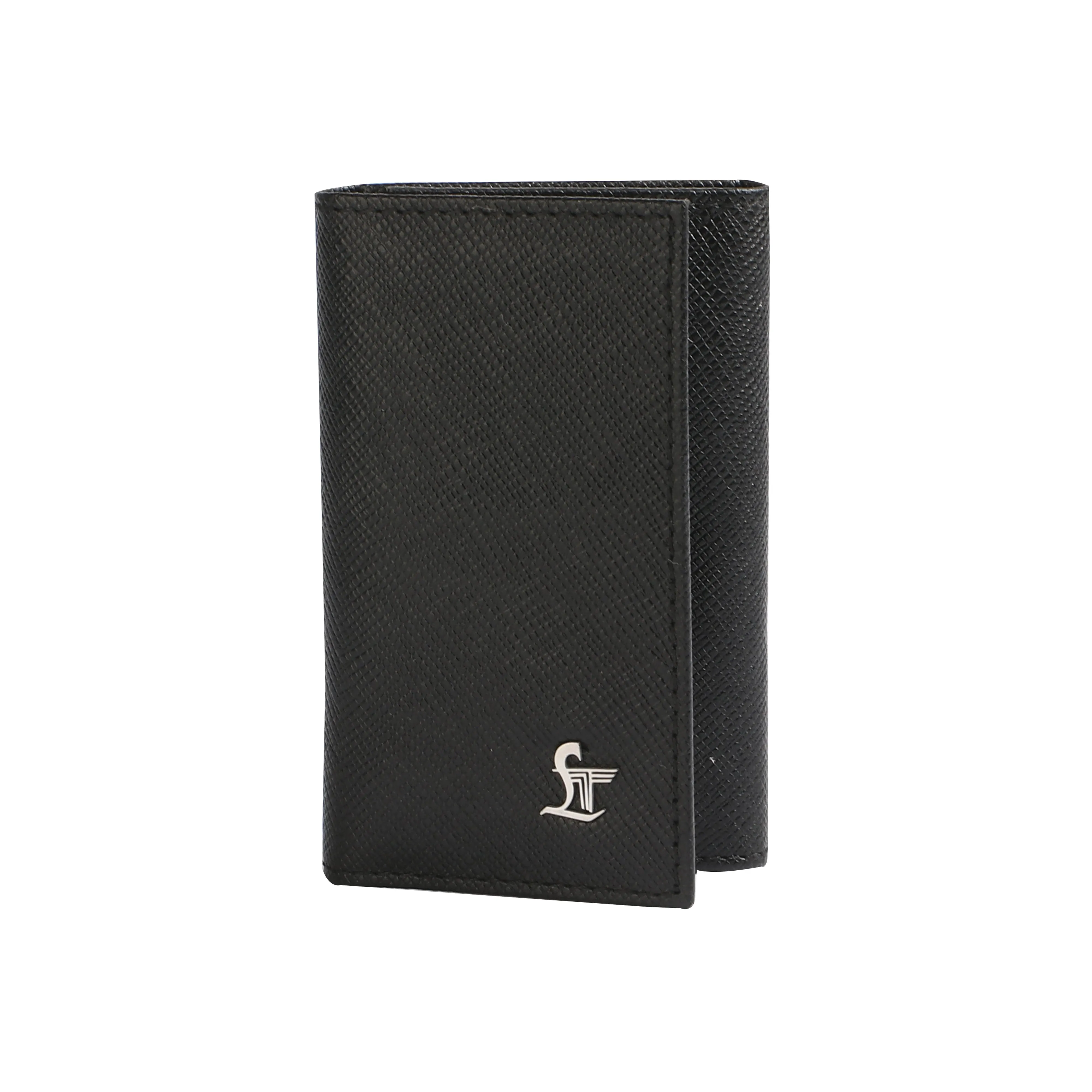 Set of III Gift Set -Men's Wallet, Card Case, Key Pouch | Premium Leather Accessories | Color: Black