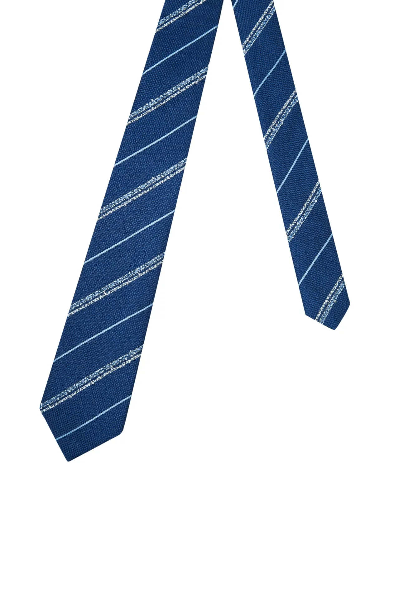 Silk Polyester Stripe Tie