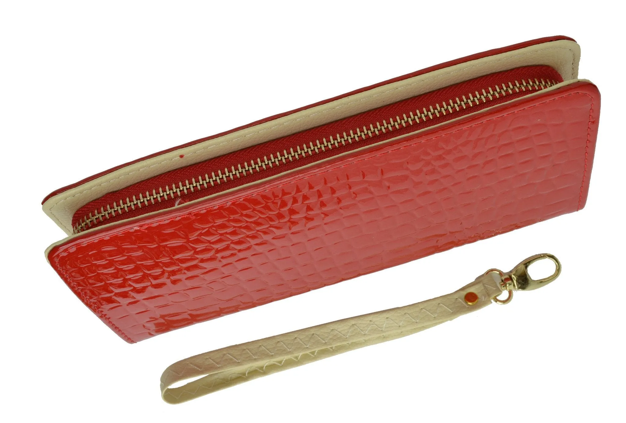 Single Zip Around Wristlet Clutch Wallet 117 921