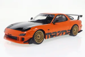 Solido 1994 Mazda RX7 FD RS Orange 1/18 scale diecast model car