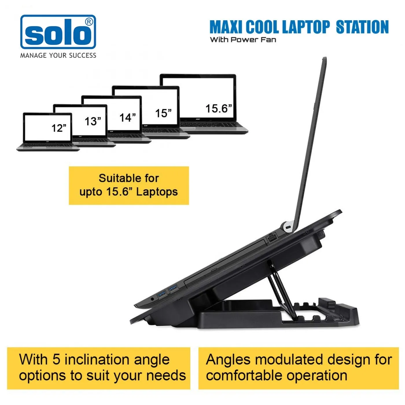 Solo Maxicool Laptop Station