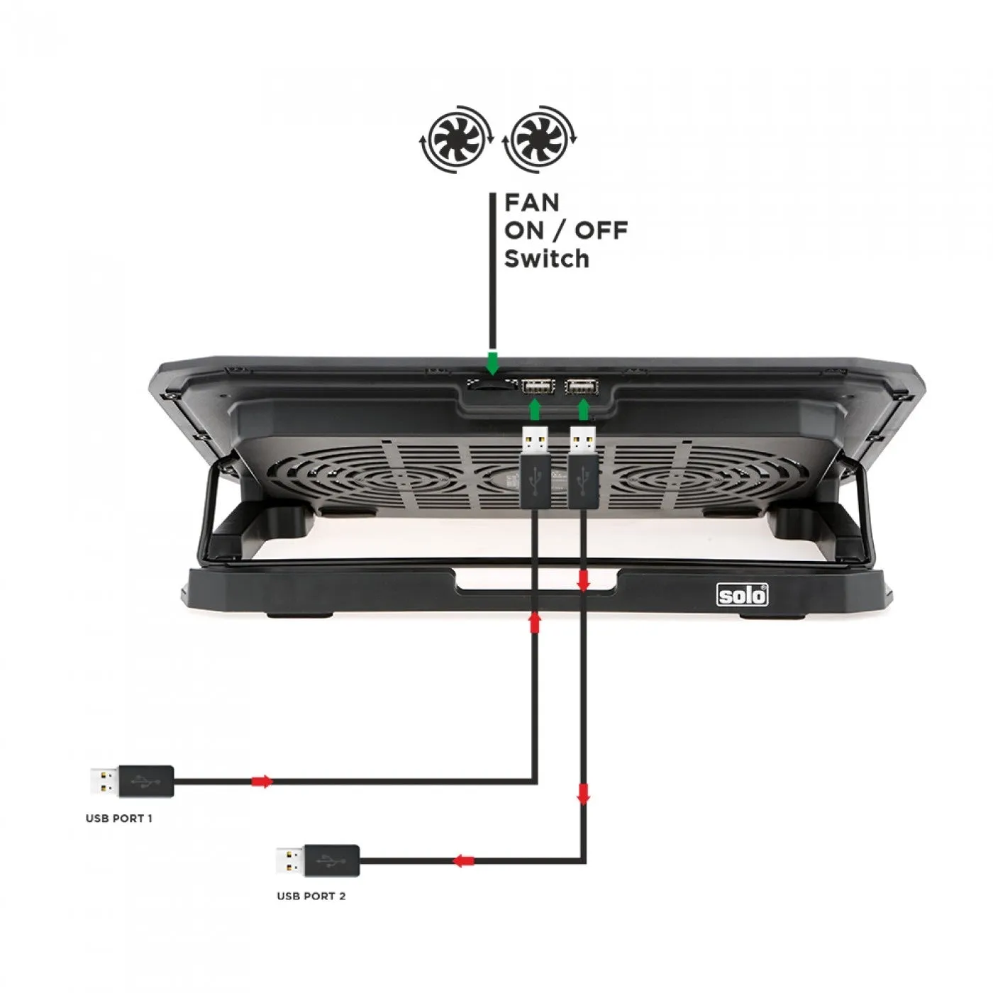 Solo Maxicool Laptop Station