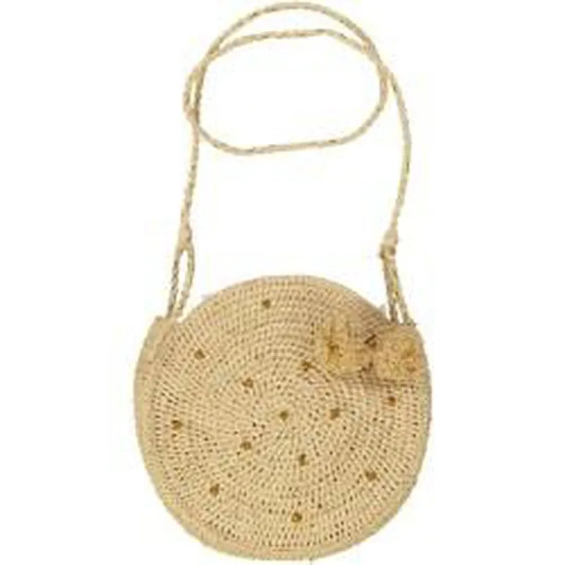 Straw round bag