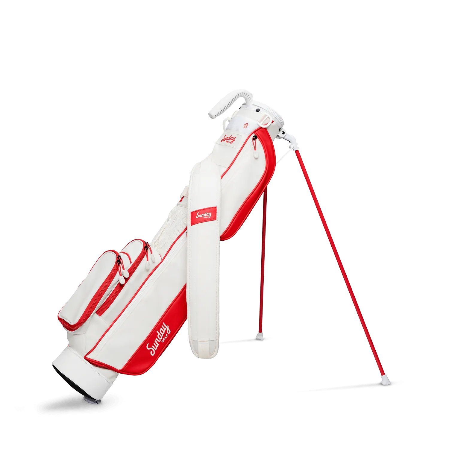 The Loma | Red & Off-White Par 3 Bag