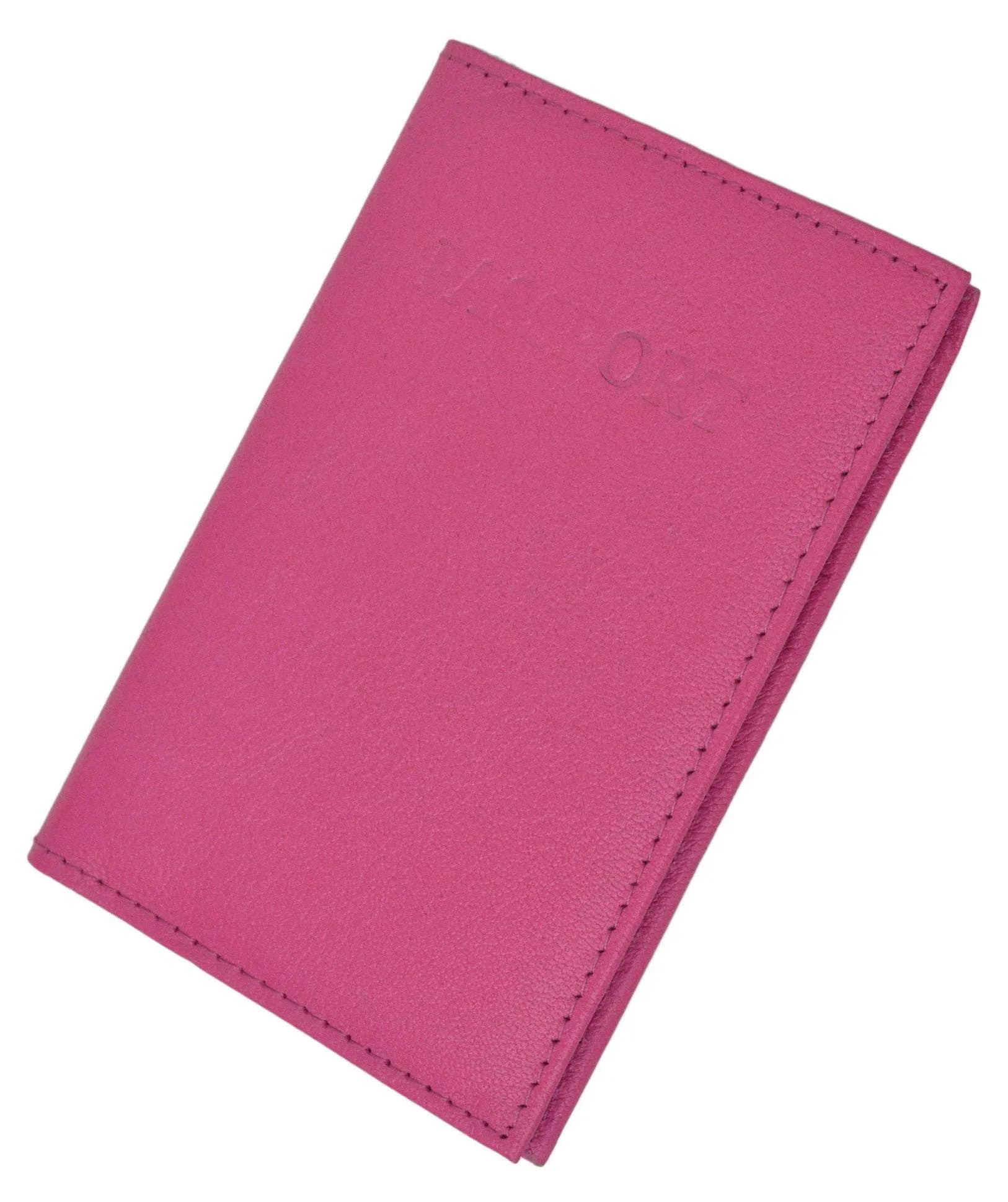 Travel Genuine Leather Passport Card Holder Case Protector Cover Organizer Wallet 151 CF BLIND (C)