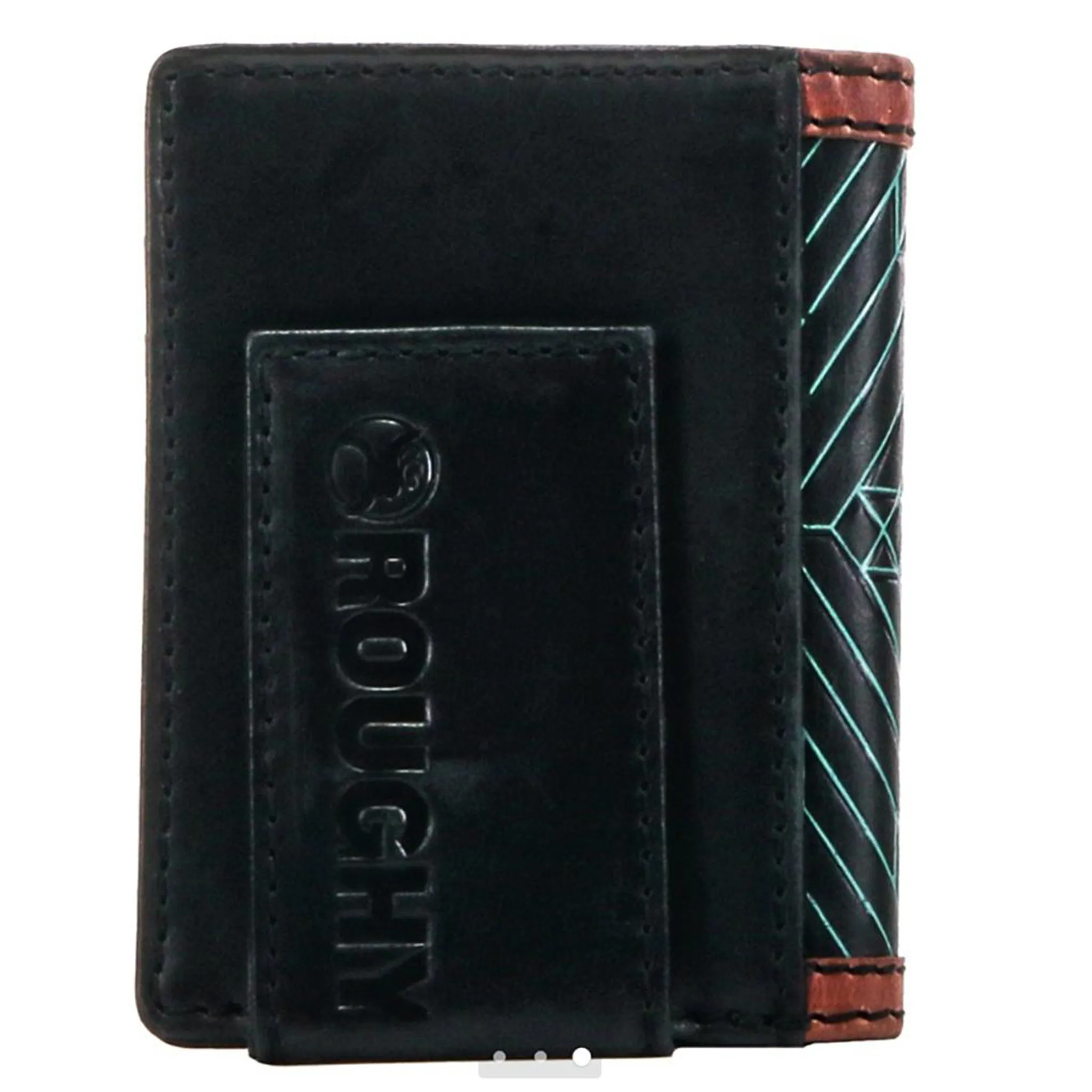 Turquoise Aztec Bi-Fold Money Clip