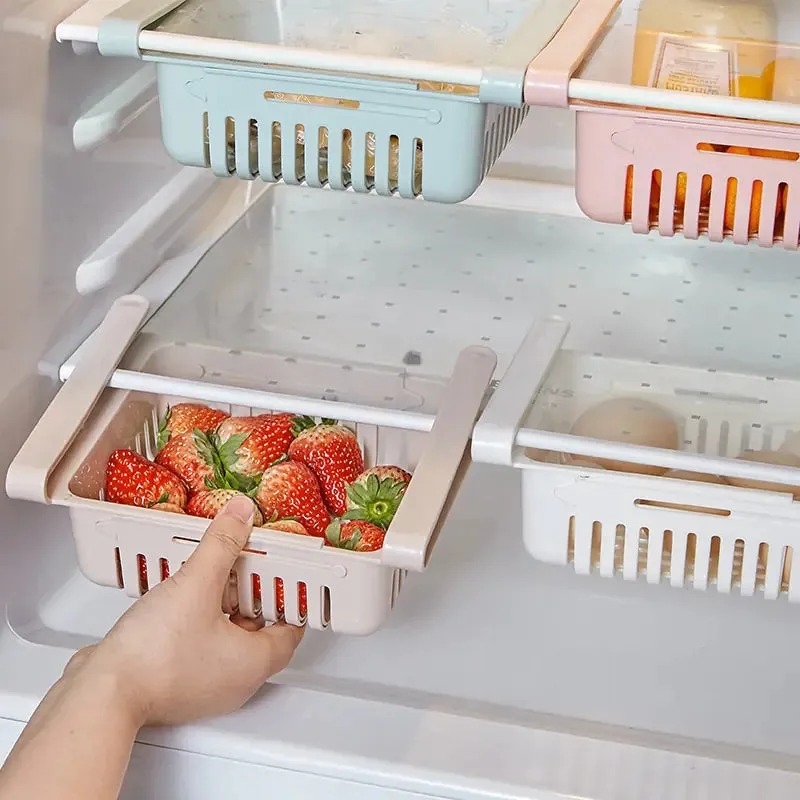 Ultimate Organizer: Retractable Storage Box for Home and Kitchen