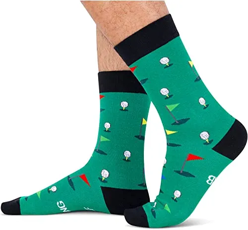 Unique Golf Gifts, Golf Socks for Men, Novelty Sport Socks Gifts for Golf Lovers, Sport Gifts