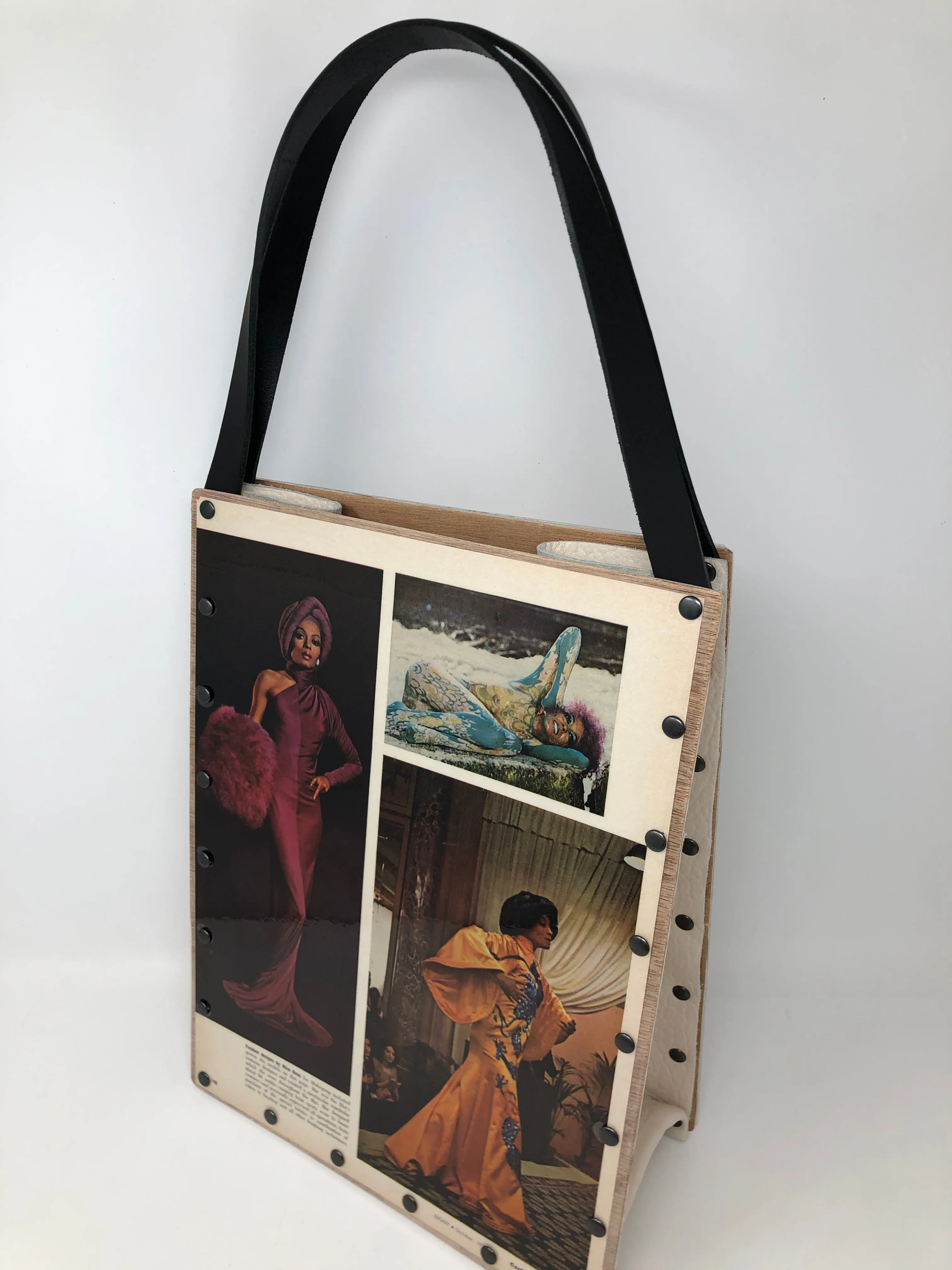 Vintage Graphics Tote Bag - Iconic Women Diana Ross Ebony October 1975