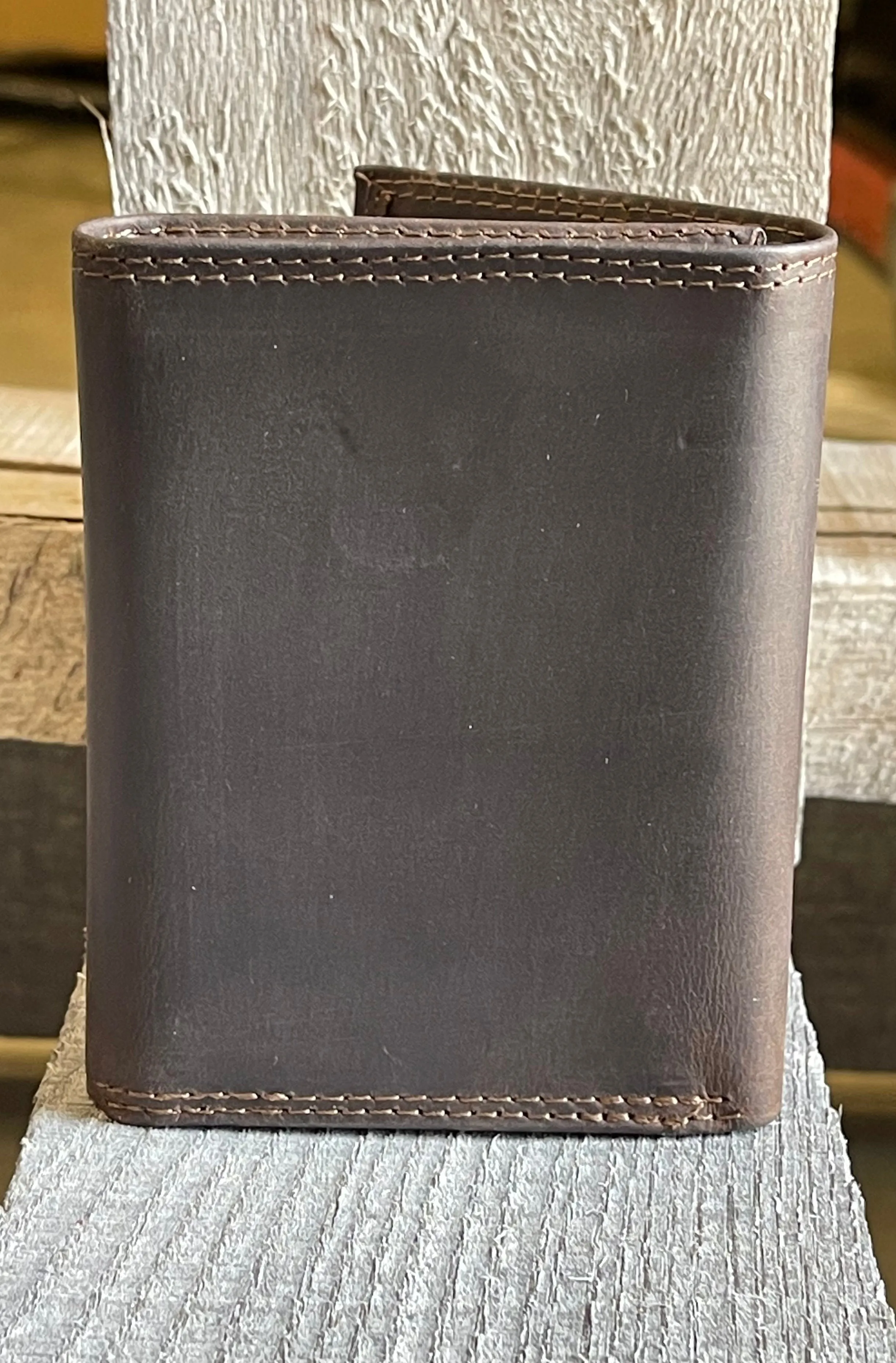 Zep-Pro IWT2CRZH-UAL University of Alabama Crimson Tide Brown “Crazy Horse” Leather Tri-fold Wallet